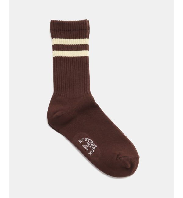 JOURNAL STANDARD relume「《追加》【ROSTER SOX /ロスターソックス】 LINE SOCKS」|ソックス|ブラウン