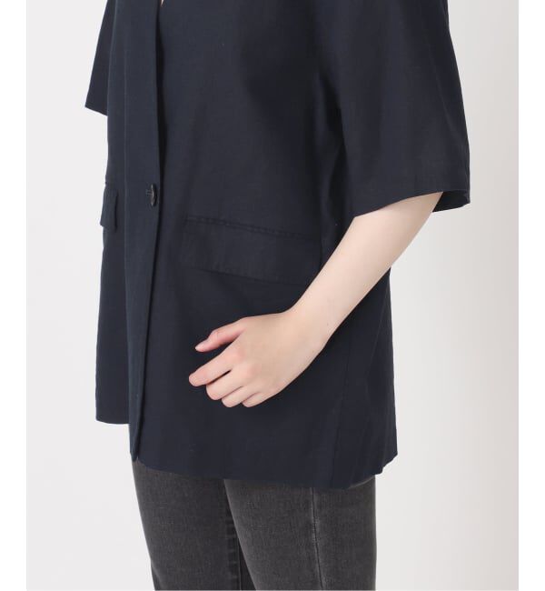 JOURNAL STANDARD relume「［手洗い可］リネンコットンハーフスリーブジャケット」|その他|