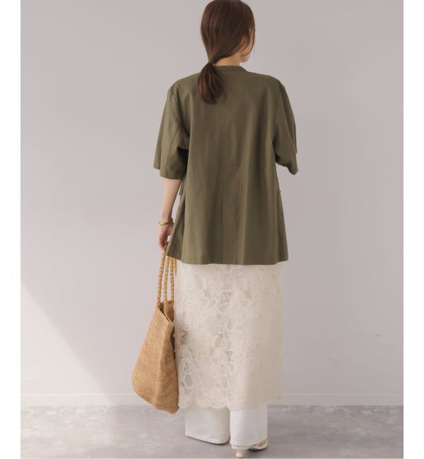 JOURNAL STANDARD relume「［手洗い可］リネンコットンハーフスリーブジャケット」|その他|