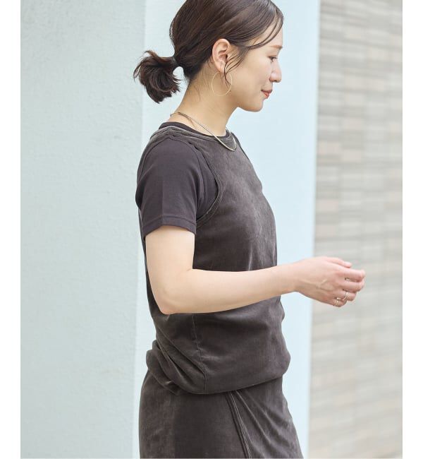 JOURNAL STANDARD「MULTI MATCH メッシュベロアタンク」|タンクトップ|