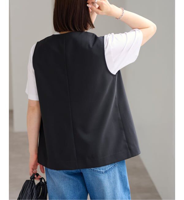 U by SPICK&SPAN「リネンライクウォッシャブルベスト」|その他|