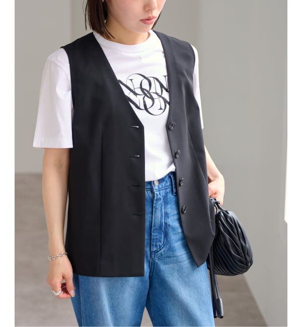 U by SPICK&SPAN「リネンライクウォッシャブルベスト」|その他|