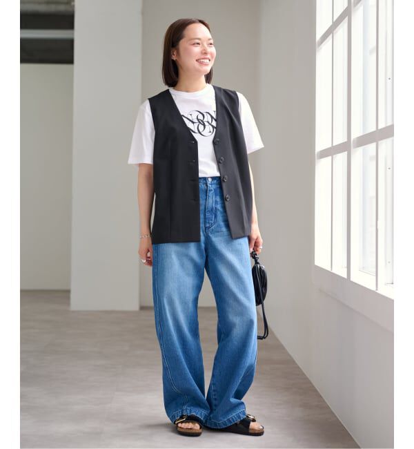 U by SPICK&SPAN「リネンライクウォッシャブルベスト」|その他|