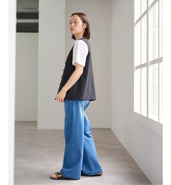 U by SPICK&SPAN「リネンライクウォッシャブルベスト」|その他|