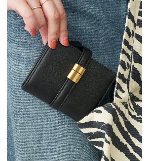 Spick and Span「《WEB限定 / 追加》TOV / トーヴ  PAON WALLET*」|財布|ブラック