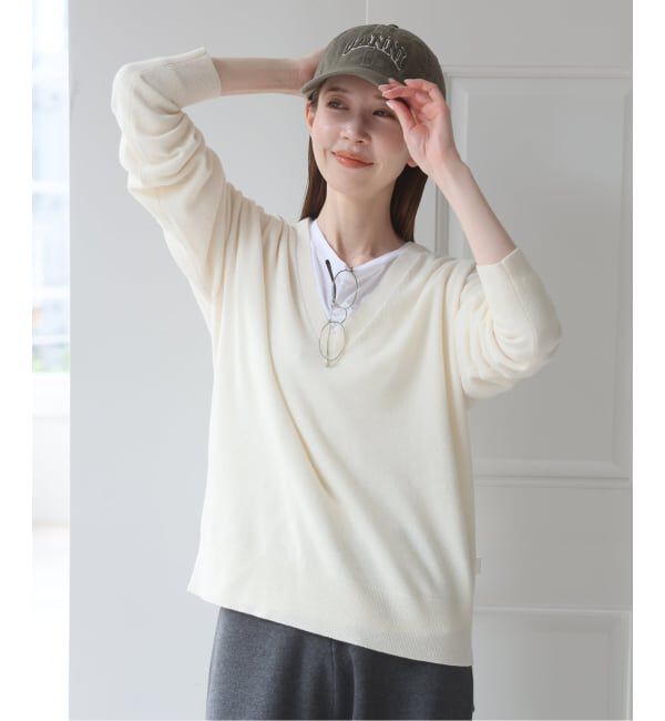 U by SPICK&SPAN「《新宿・WEB限定》GANNI / ガニー Washed Cotton Canvas Cap Emb」|キャップ・キャスケット|