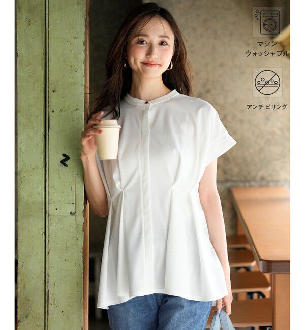 ANY SIS「カナパウエストタック プルオーバー」|Tシャツ・カットソー|オフ