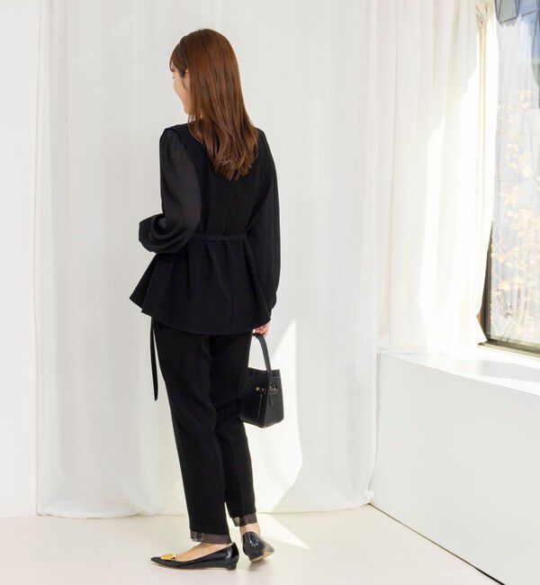 NOLLEY'S「《セットアップ対応》ウォッシャブルダブルクロススリムパンツ」|その他|