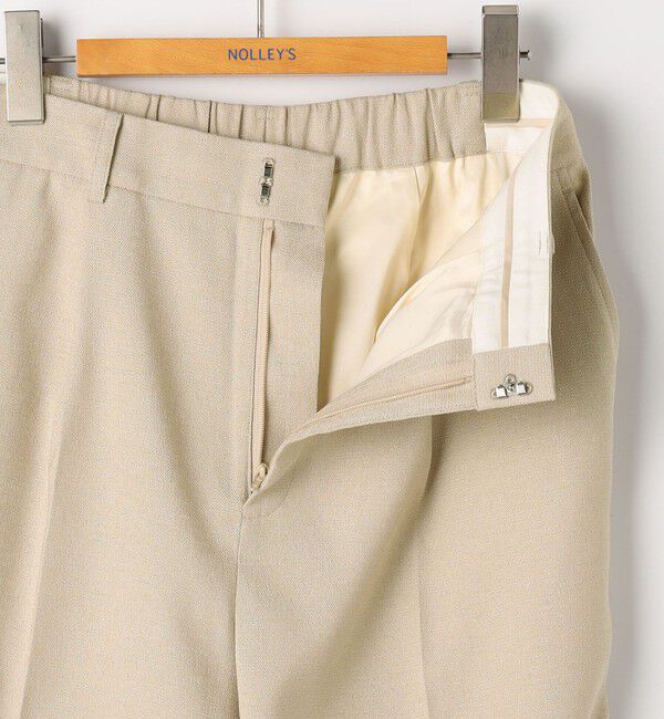 NOLLEY'S「《セットアップ対応》ウォッシャブルハイスペック麻調愛されセミワイドパンツ」|その他|