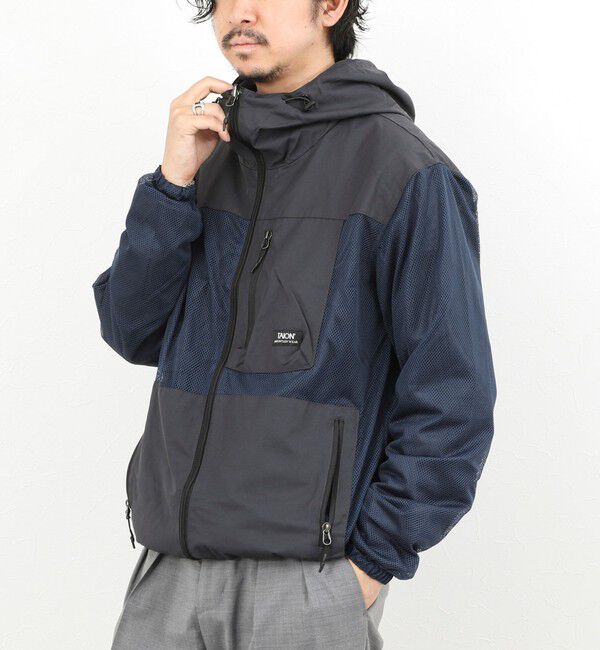 NOLLEY'S goodman「【TAION/タイオン】NON DOWN MOUNTAIN R/S HOOD JK 26SS」|ブルゾン・スタジャン|ネイビー