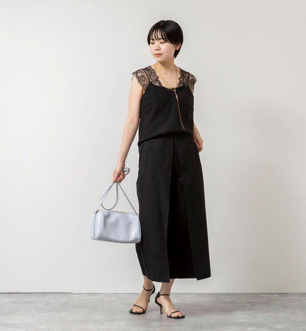 NOLLEY'S sophi「ウォッシャブルVIN-SATIN WITH LACE CAMI」|シャツ・ブラウス|