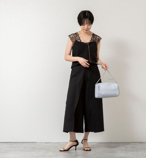 NOLLEY'S sophi「ウォッシャブルVIN-SATIN WITH LACE CAMI」|シャツ・ブラウス|