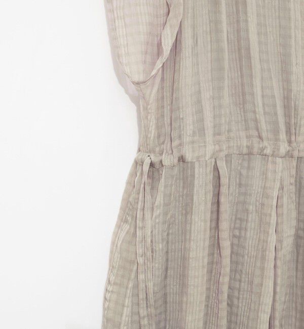 NOLLEY'S「【WEB限定】ウォッシャブルシアーチェックワンピース」|ワンピース|