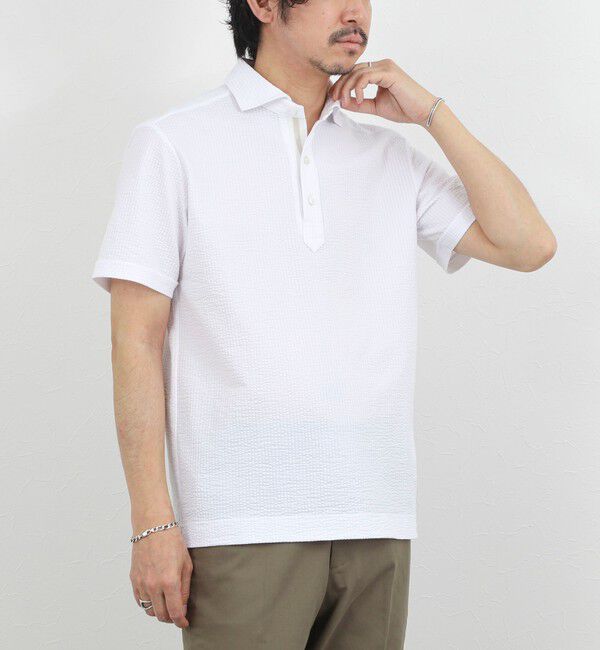 NOLLEY'S goodman「【BECシリーズ】《ビジカジ対応》サッカーテープポロシャツ / ビズポロ /26SS」|ポロシャツ|