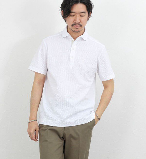 NOLLEY'S goodman「【BECシリーズ】《ビジカジ対応》サッカーテープポロシャツ / ビズポロ /26SS」|ポロシャツ|