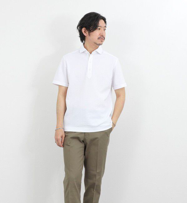 NOLLEY'S goodman「【BECシリーズ】《ビジカジ対応》サッカーテープポロシャツ / ビズポロ /26SS」|ポロシャツ|