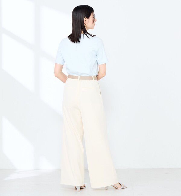 NOLLEY'S sophi「《撥水/汗染み軽減》ベイシック丈Tシャツ」|Tシャツ・カットソー|