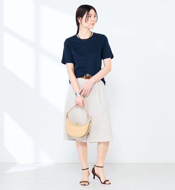 NOLLEY'S sophi「《撥水/汗染み軽減》ベイシック丈Tシャツ」|Tシャツ・カットソー|