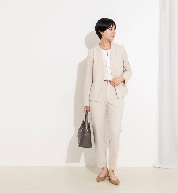 NOLLEY'S sophi「《セットアップ対応》ウォッシャブル2WAY ツイルストレッチテーパードパンツ」|その他|