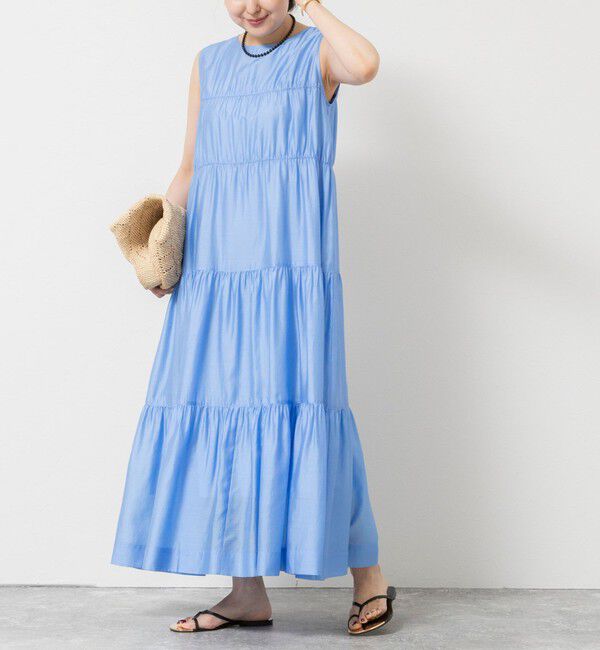 NOLLEY'S sophi「 【一部WEB限定カラー】ウォッシャブルシアーローンティアード2WAYワンピース」|ワンピース|