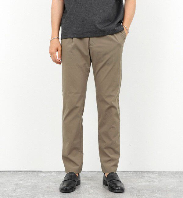 NOLLEY'S goodman「《ビジカジ対応 / 高通気・吸水速乾 》Micro Dotair PT 1タック スマートイージーパンツ 26SS」|チノ|