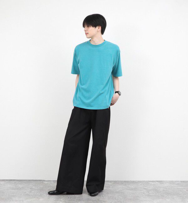 NOLLEY'S goodman「【BECシリーズ】《接触冷感/UVカット》PIGMENT DYE BIO WASH ピグメント染め オーバーサイズTシャツ」|Tシャツ・カットソー|