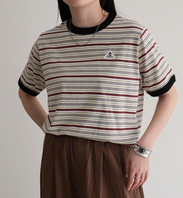 fredy emue「【GEVACO/ゲバコ】別注リンガー半袖Tシャツ」|Tシャツ・カットソー|ホワイト系その他