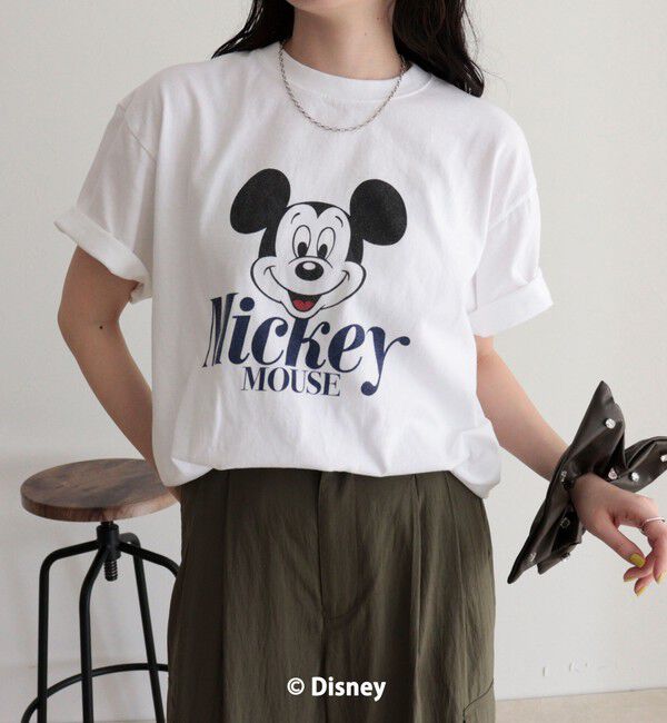 fredy emue「【GOOD ROCK SPEED】MICKEY半袖Ｔシャツ 3」|Tシャツ・カットソー|オフホワイト