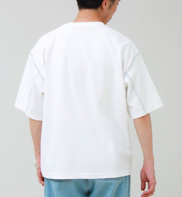GLOSTER「【セットアップ対応】カルゼラダーステッチ クルーネックTシャツ」|Tシャツ・カットソー|