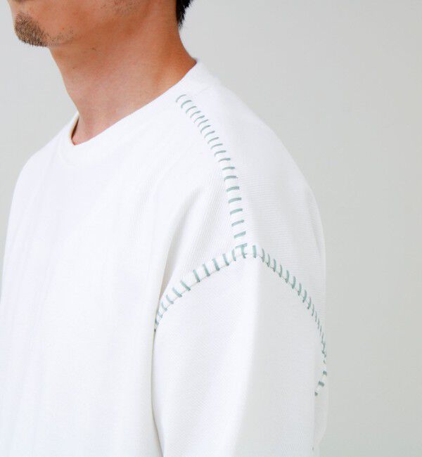 GLOSTER「【セットアップ対応】カルゼラダーステッチ クルーネックTシャツ」|Tシャツ・カットソー|
