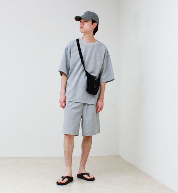 GLOSTER「【セットアップ対応】カルゼラダーステッチ クルーネックTシャツ」|Tシャツ・カットソー|