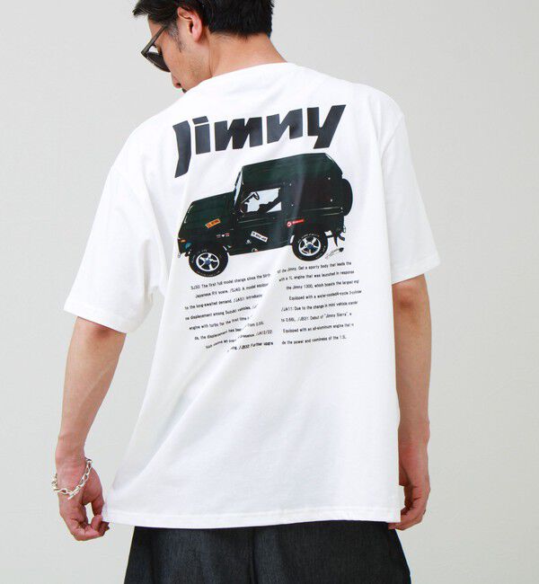 GLOSTER「【別注/実績アイテム】Suzuki Jimny プリントTシャツ」|Tシャツ・カットソー|オフホワイト
