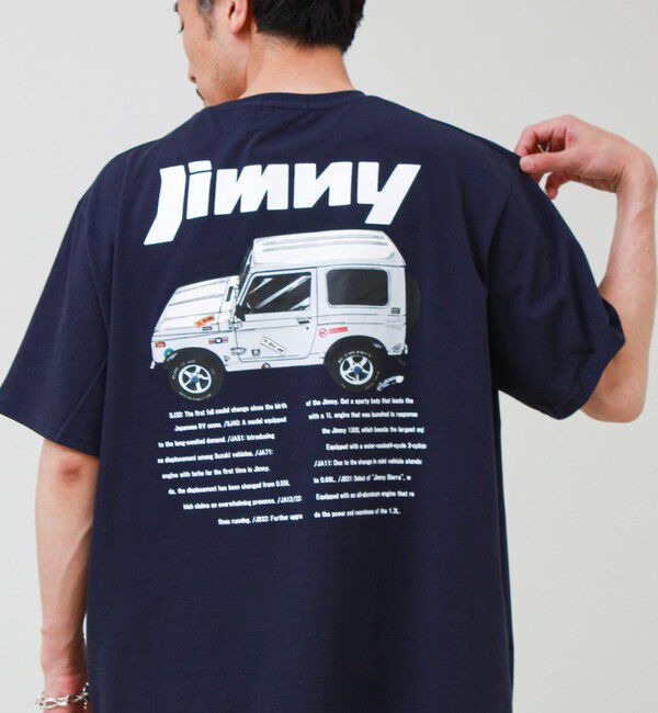 GLOSTER「【別注/実績アイテム】Suzuki Jimny プリントTシャツ」|Tシャツ・カットソー|ネイビー