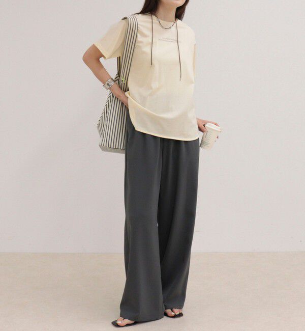 fredy emue「シルケットラウンドヘムTシャツ」|Tシャツ・カットソー|