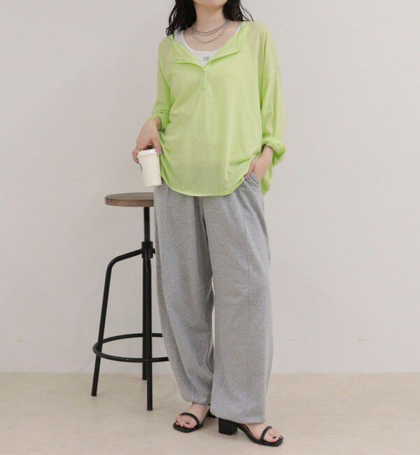 fredy emue「ヘンリー2WAYルーズロンTシャツ」|Tシャツ・カットソー|