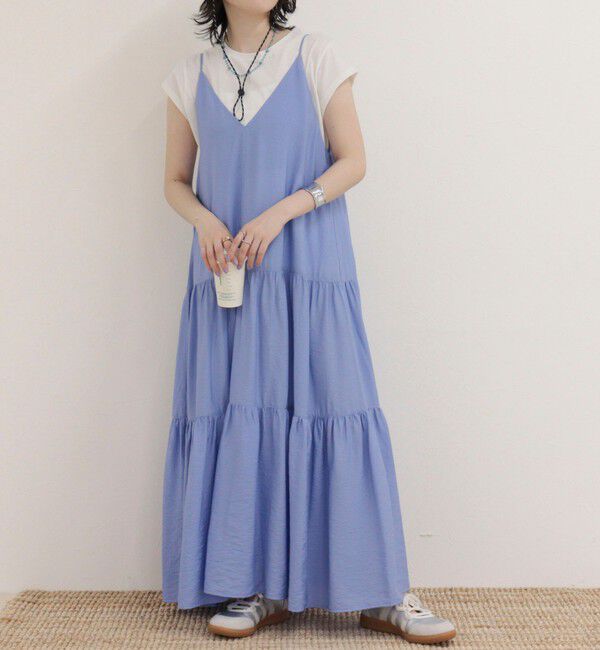 fredy emue「R/Nヴィンテージサテンキャミワンピース」|ワンピース|