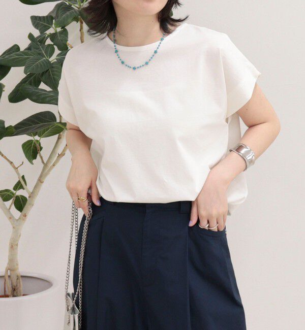 fredy emue「シルケットタックデザインTシャツ」|Tシャツ・カットソー|