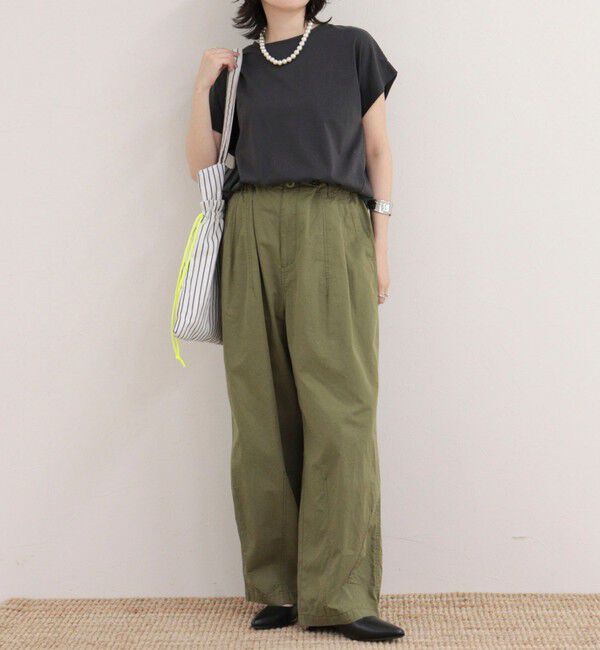 fredy emue「シルケットタックデザインTシャツ」|Tシャツ・カットソー|