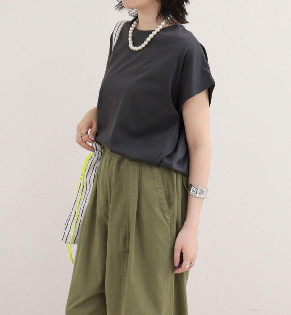 fredy emue「シルケットタックデザインTシャツ」|Tシャツ・カットソー|
