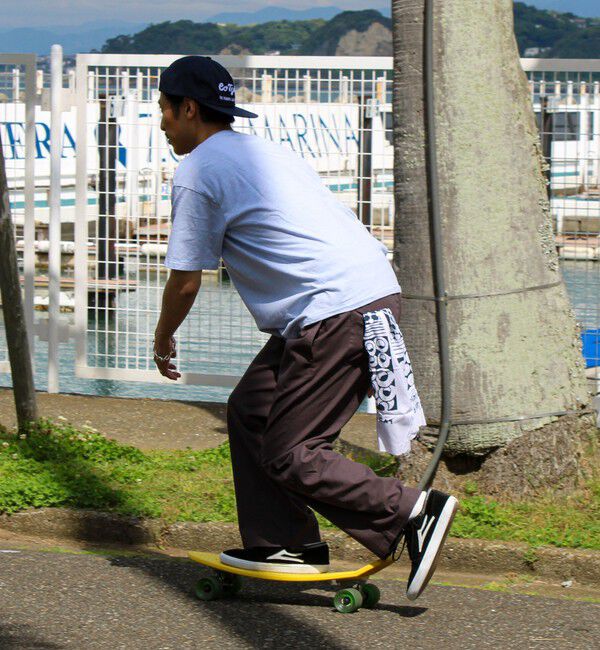 GLOSTER「【SCREEN STARS/スクリーンスターズ】杢ボディ染め 配色ロゴ クルーネックカラーＴシャツ」|Tシャツ・カットソー|