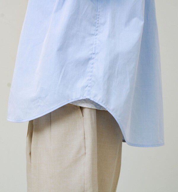 GLOSTER「【上品なツヤ感と極上の着心地】supima cotton/スーピマコットン ロングスリーブシャツ」|シャツ・ブラウス|