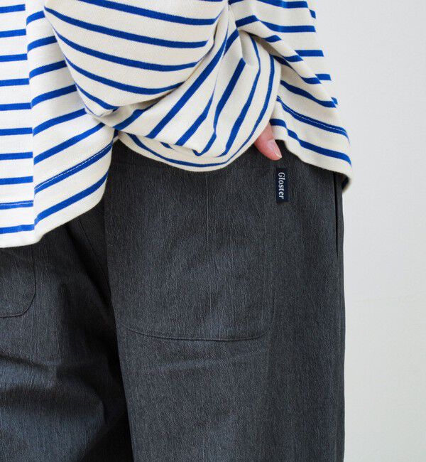 GLOSTER「【人気シリーズ/UNISEX/5色展開】GOODNESS イージーパンツ 無地/迷彩」|チノ|