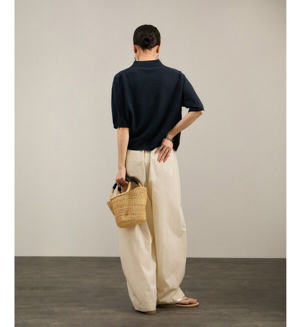 SALON adam et rope'「【WEB限定】ドライタッチポロニットカーディガン / 洗える」|カーディガン|