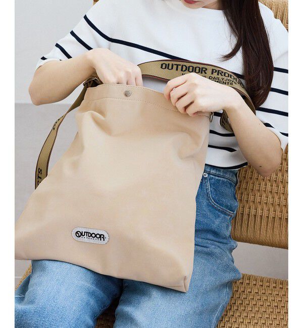 ROPE PICNIC PASSAGE「【OUTDOOR PRODUCTS/アウトドアプロダクツ別注】スウェード調2WAYトートバッグ」|トートバッグ|