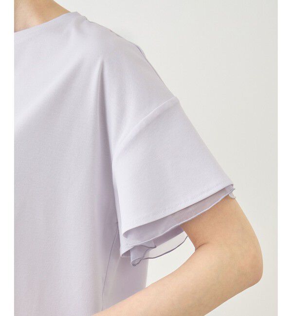 Rope&rsquo;Picnic「【ベストヒット】70シルケットシアードッキングトップス/着丈が選べる・UVカット・接触冷感」|Tシャツ・カットソー|
