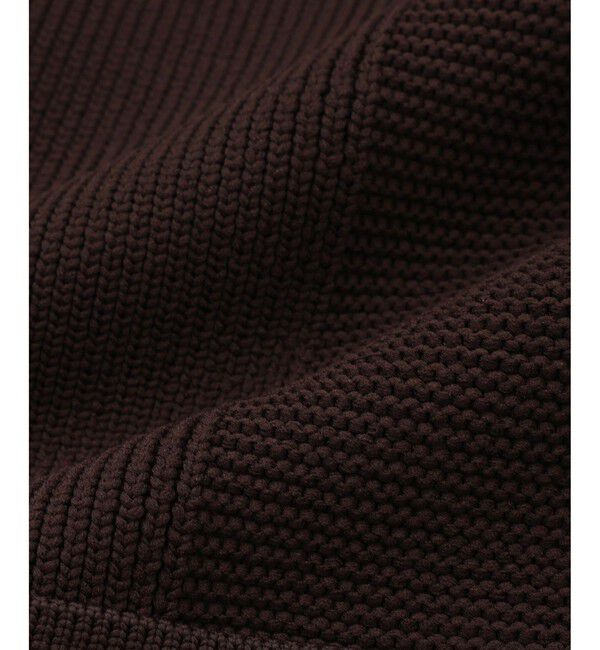 ADAM ET ROPE'「【サステナブル】フォルムスリーブクルーネックカーディガン」|カーディガン|