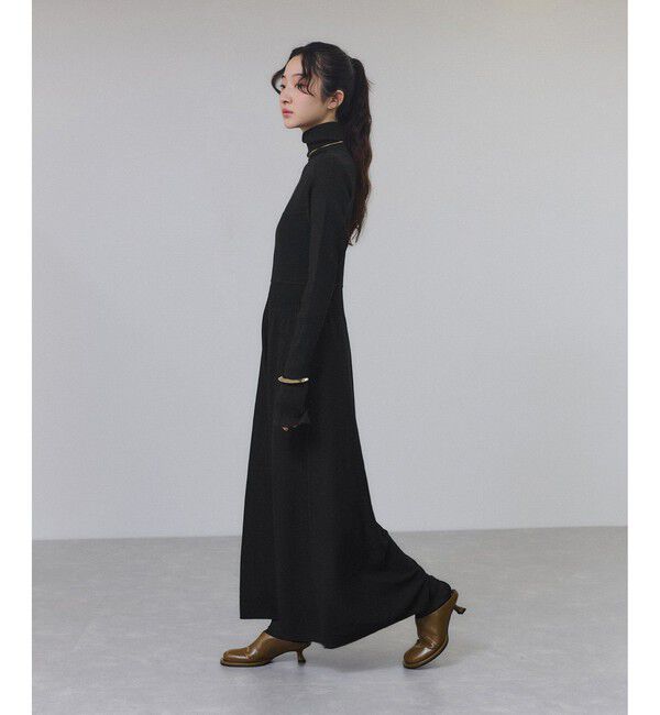 ADAM ET ROPE'「【WEB限定】・【定番】MIXパターンニットワンピース」|ワンピース|