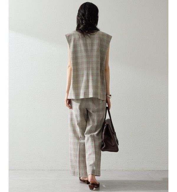  「《セットアップ対応》コットンチェックパンツ」|その他|