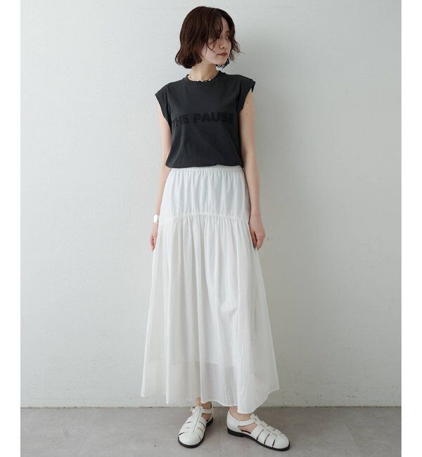 THE PAUSE「【THE PAUSE】THE PAUSE ノースリーブTEE」|Tシャツ・カットソー|