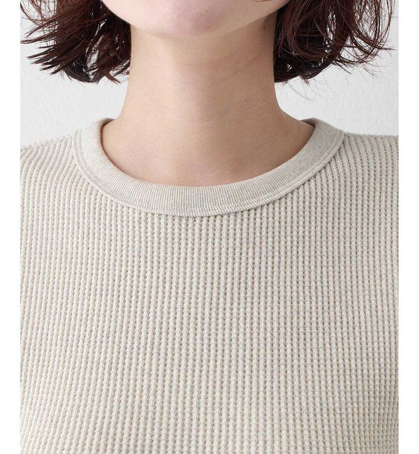  「ワッフルノースリーブプルオーバー」|Tシャツ・カットソー|